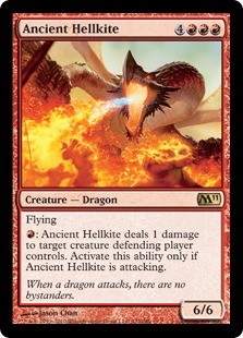Ancient Hellkite Foil -E-