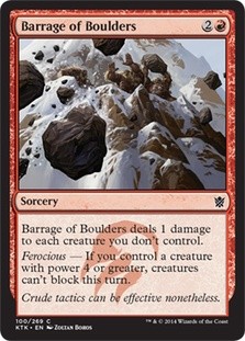 Barrage of Boulders -E-