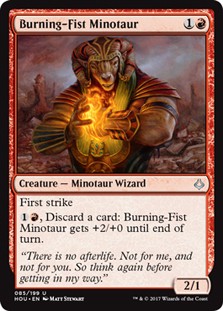 Burning-Fist Minotaur -E-