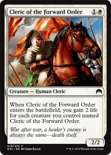 Cleric of the Forward Order -E-