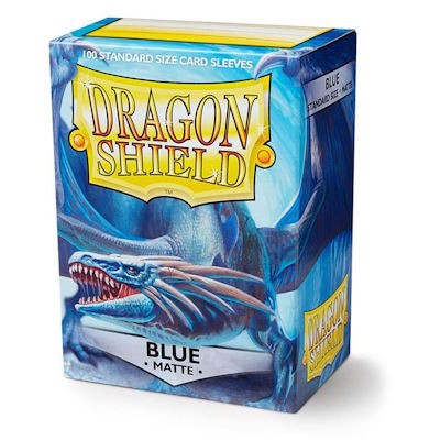 Dragon Shield Sleeves Matte Blue Blau 100 Stk