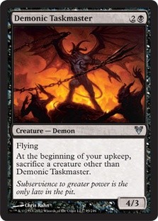 Demonic Taskmaster Foil -E-