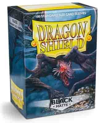 Dragon Shield Sleeves Matte Black schwarz 100 Stk
