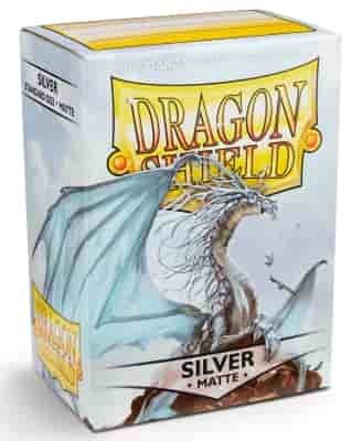 Dragon Shield Sleeves Matte Silver silber 100 Stk