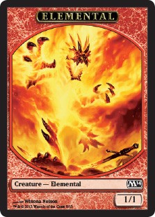 Elemental Token 1 M14 -E-