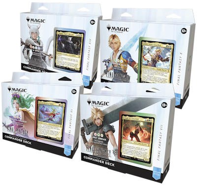 MtG Final Fantasy Collectors Edition Commander Deck Set -E-