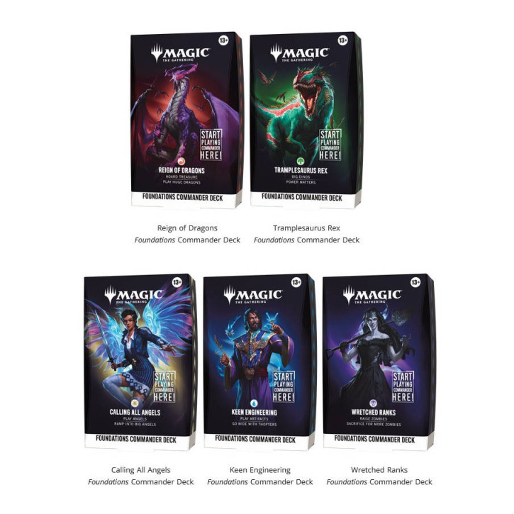 Foundations Starter Commander Deck Set -E-