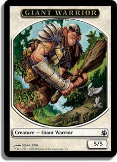 Giant Warrior Token MOR -E-