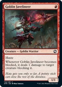 Goblin Javelineer -E-