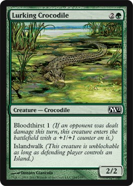 Lurking Crocodile Foil -E-