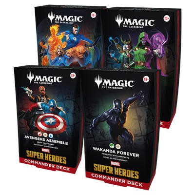 Marvel Super Heroes Magic Commander Deck Set -D-