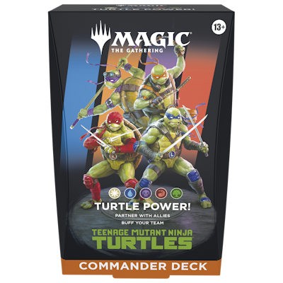 Teenage Mutant Ninja Turtles Magic Commander Deck -D-