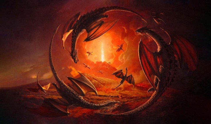 Kraken Playmat Dragon Swarm