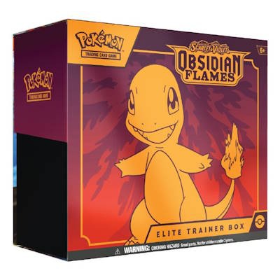 Pokemon Scarlet & Violet 3: Obsidian Flames Elite Trainer Box -E-