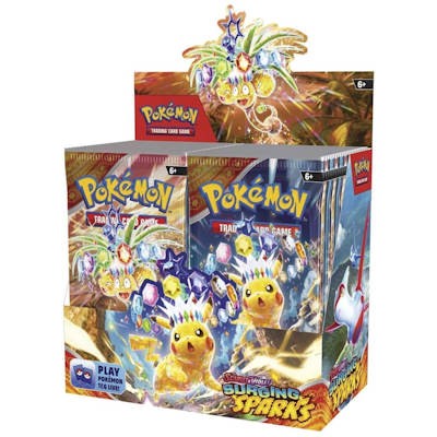 Pokemon Scarlet & Violet 8: Surging Sparks Booster Display -E-