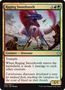Raging Swordtooth -E-