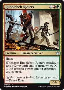 Rubblebelt Rioters -E-