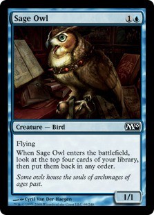 Sage Owl Foil -E-