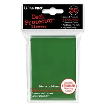  Deck Protector Sleeves Matrix Green - Grün