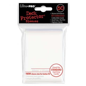  Deck Protector Sleeves Powder White - Weiss
