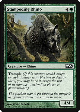 Stampeding Rhino -E-