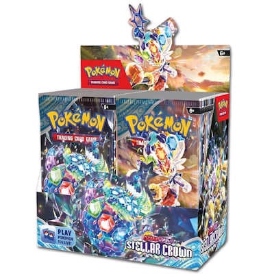 Pokemon Scarlet & Violet 7: Stellar Crown Booster Display -E-