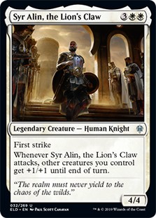 Syr Alin, the Lion's Claw -E-