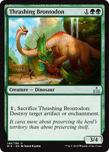 Thrashing Brontodon -E-