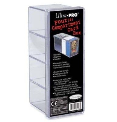 Ultra Pro Deck 4-Box - Clear - Transparent