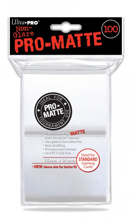 Ultra Pro Matte Deck Protector Sleeves White Weiss Matt