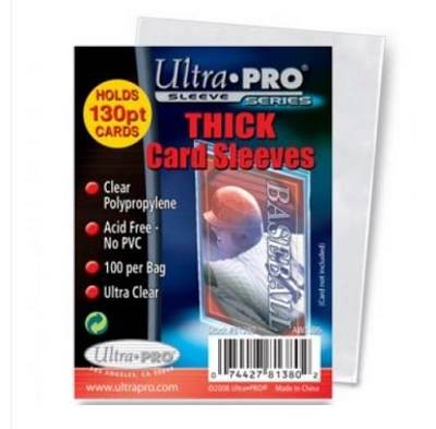 Ultra Pro Standard Thick Card Sleeves Transparent