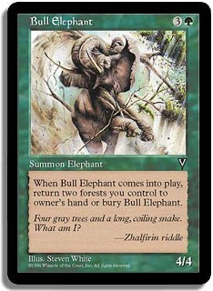 Bull Elephant -E-