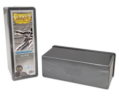 Dragon Shield Deck 4-Box - Silver