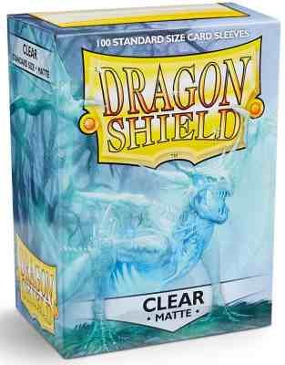 Dragon Shield Sleeves Matte Clear Transparent 100 Stk