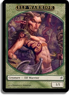 Elf Warrior Token LRW -E-