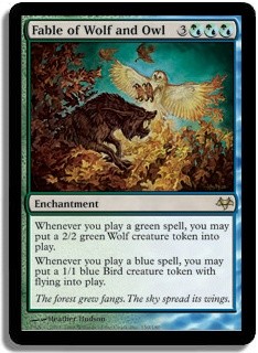 Fable of Wolf and Owl Foil -E-