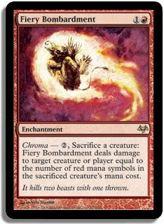 Fiery Bombardment Foil -E-