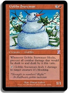Goblin Snowman -E-