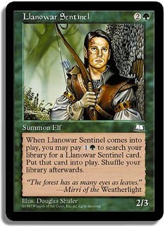 Llanowar Sentinel -E-