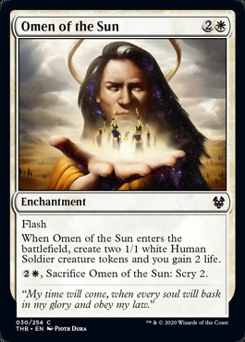 Omen of the Sun -E-