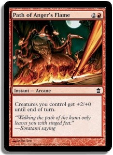 Path of Anger’s Flame Foil -E-
