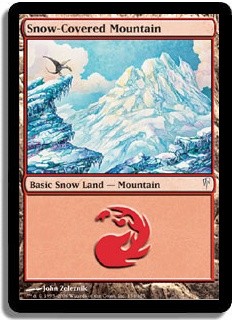 Snow-Covered Mountain -E-