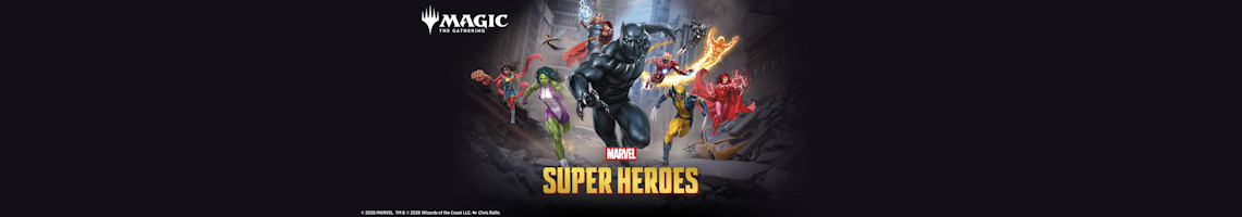 Magic Marvel Super Heroes Displays und Booster